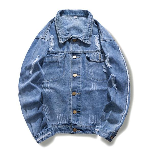 

men's jackets rlyaeiz 2021 spring casual single breasted denim jacket men bomber cowboy mens jeans coats, Black;brown