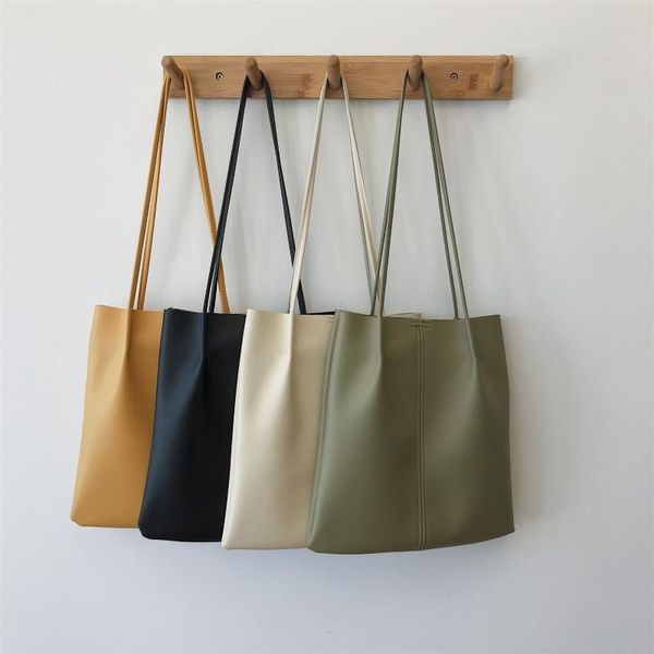 

cross body 2 pcs canvas and leather shoulder bags for women 2021 girls handbag women's trending ladies solid color hand totes