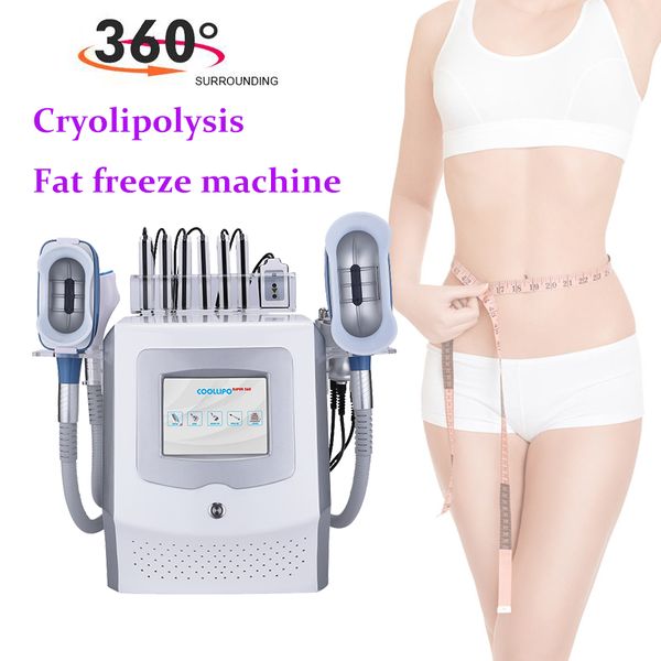 Cryolipolysis portátil Máquina de emagrecimento Cellulite Corporal Corpo Slim Cryo Lipólise Fat Redução do Dispositivo RF Rádio Frequência Beleza Equipamento