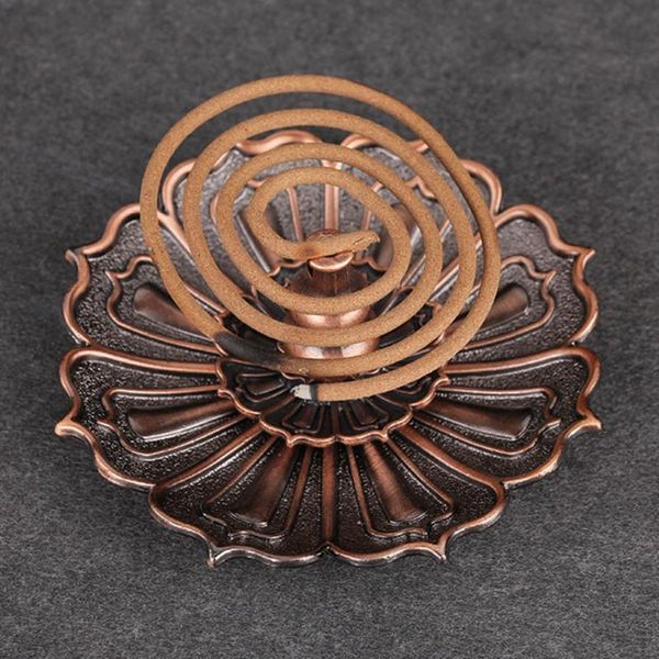 

fragrance lamps lotus small incense burner coil holder classical incensory stick censer bowl home office decoration craft