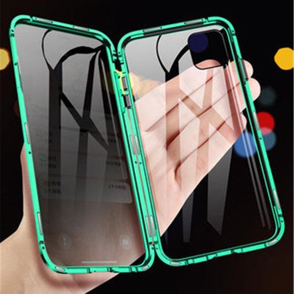 

repair tools & kits anti-peeping magnetic phone case for 11pro xr xs max x 7 8 6 6s plus privacy screen protector tempered glass cove