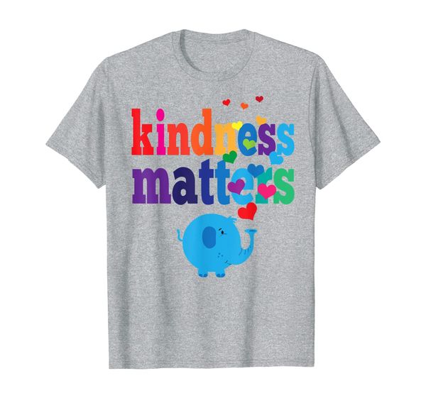 

kindness matters t-shirt choose to be kind anti bullying, White;black