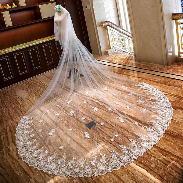 

bridal veils soso 25 wedding accessories bride collection set couple head civil lace simple real picture, Black