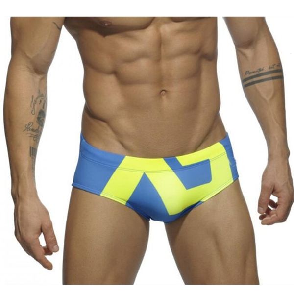 

printing men's swimwear 2020 summer swimsuit briefs low waist bathing suit bulge beach wear fashion short sport homme swim