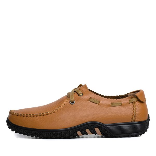 

464748 size cross-border plus size leather shoes mens comfortable slip-on foreign trade large size mens shoes summer driving shoes lazy shoe, Red;white