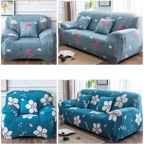 

chair covers geometic floral printing elastic all-inclusive corner slipcovers sofa cover removable spandex stretch protective couch