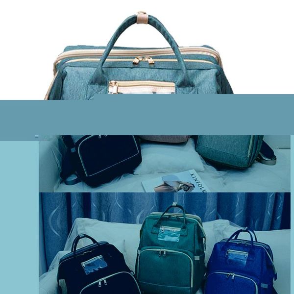 

diaper bags travel-style waterproof crib bag backpack crib,usb charging