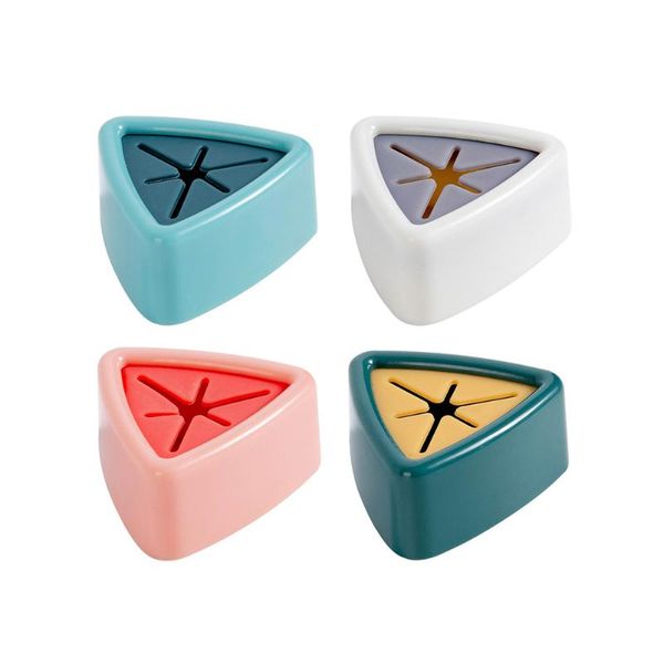 

hooks & rails 4pcs kitchen towel self-adhesive plugs for home (asssorted color)