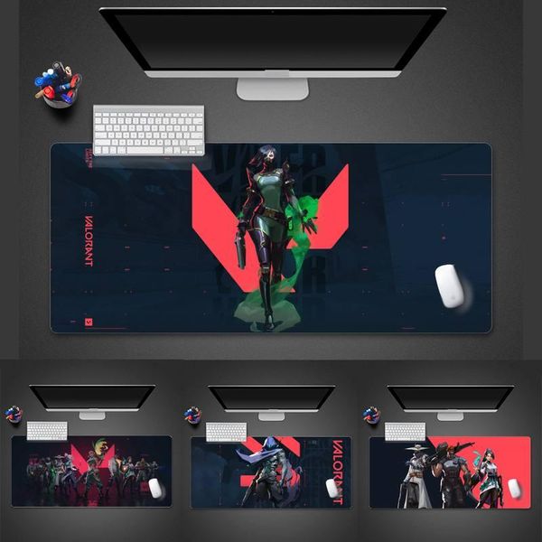 

mouse pads & wrist rests valorant game gamer speed mice retail small rubber table protect office work mat pad x xl non-slip lapcushion