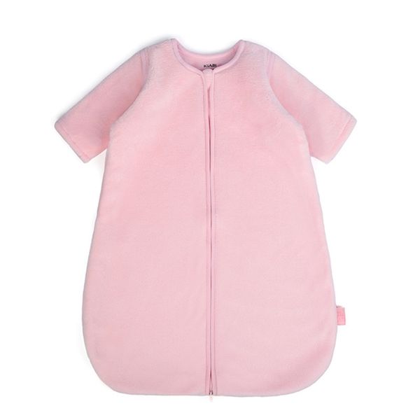 Korallensamt-Babyschlafsack mit abnehmbaren Ärmeln, Schlafsack für Kinder, warmer Winterschlafsack, Anti-Kick-Steppdecke, geborener Swaddle 211023