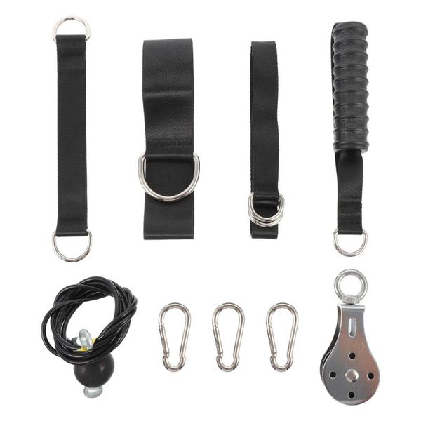 

yoga outfit 1 set of tricep rope down cable machine attachment pulley system