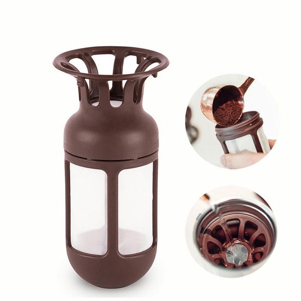 

smart home control kisskissfish coffee berwer travel mug moka tumbler vacuum insulation bottle accssories tea filter container