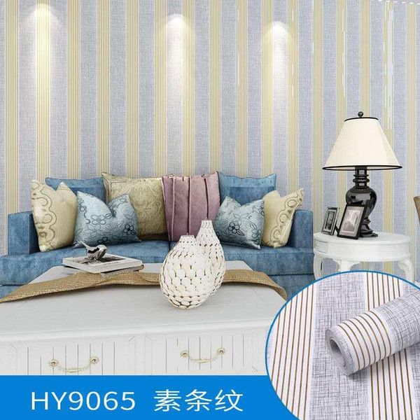 

wallpapers pvc self-adhesive waterproof mediterranean stripes wallpaper