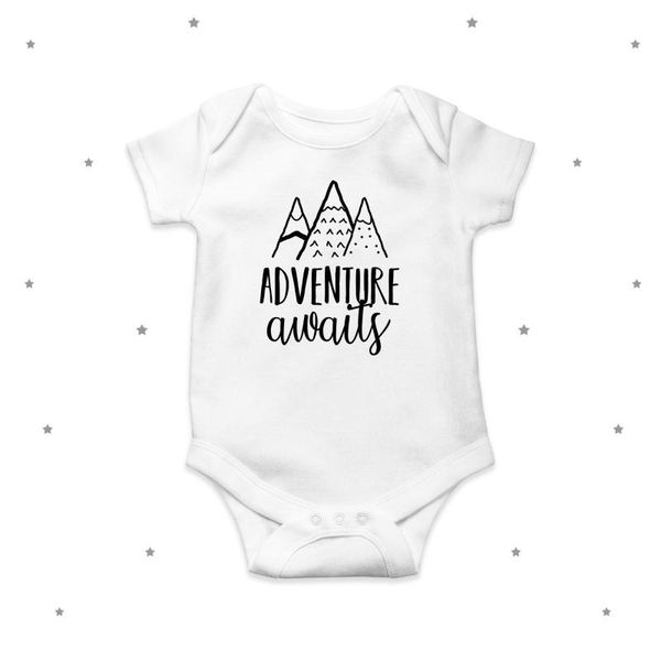 

rompers baby girl adventure awaits cute bodysuit boys clothes, Blue
