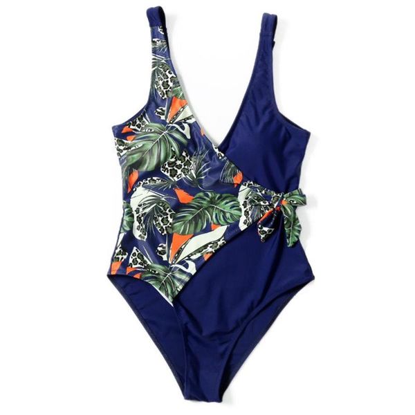 

one-piece suits printed bikini swimsuit women