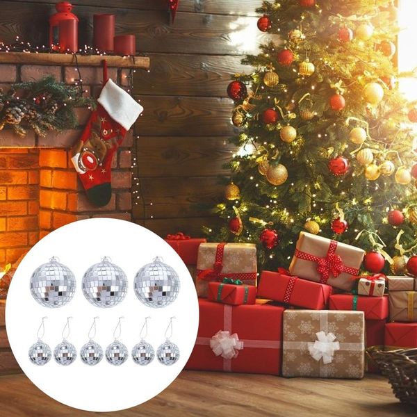

party decoration 24 pcs christmas disco pendant xmas hanging ornament tree decor