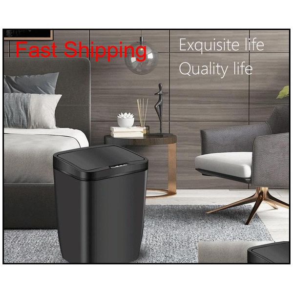 

intelligent 12l high capacity dustbin matic rapid sensor trash can waste bins jlltus homeindustry