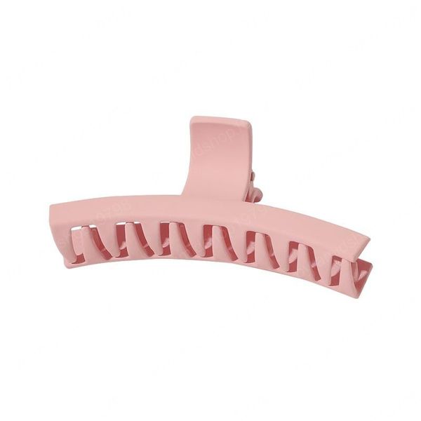 Fermaglio per capelli Updo glassato Moda Versatile clip per mascella in plastica Lady Lacca Vernice Arco Porta capelli Ambra Semplicità Accessori per capelli Per bambini Ragazze donne