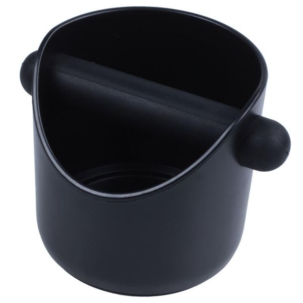 

waste bins coffee grind knock box and espresso dump bin (black)
