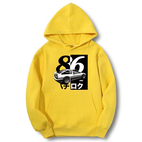 

men's hoodies & sweatshirts spring japan anime men initial d hoodie car print hoody harajuku casual sweatshirt loose fit fashion hip ho, Black