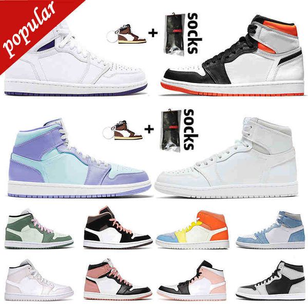 

7-13 high og court purple travis women mens jumpman 1 1s basketball shoes sneakers mid to my first coach neutral grey peach mocha trainers