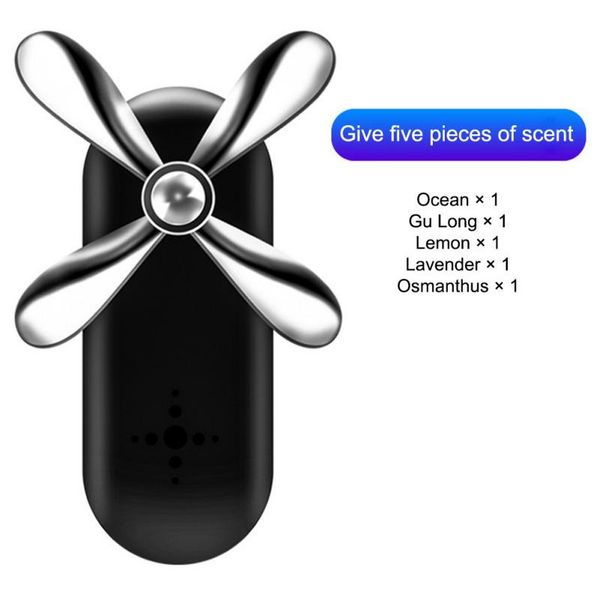 

car air freshener oil diffuser windmill fan vent clip perfume creative ornaments