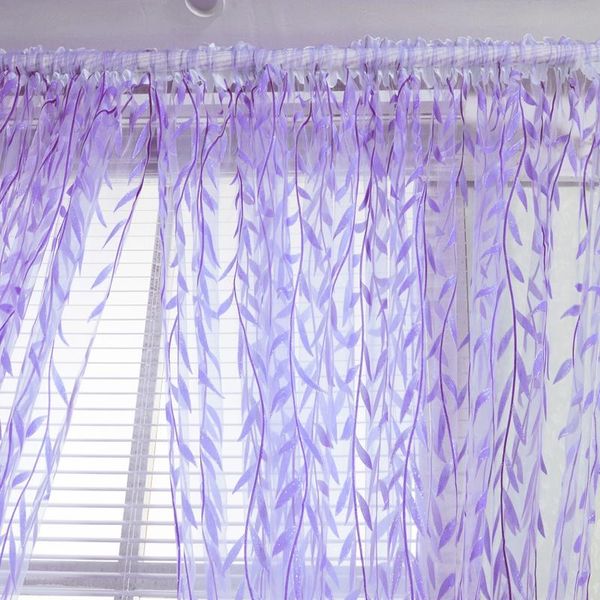 

blinds willow pattern curtains upscale jacquard yarn fashion door window chic room living bedroom decor