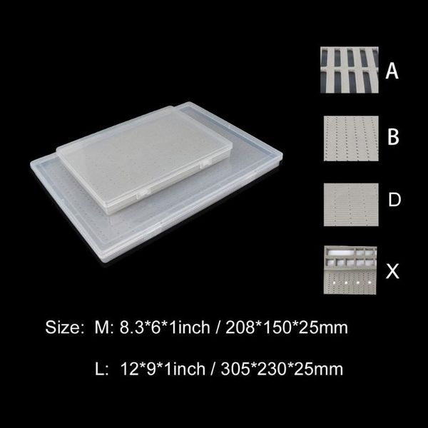 

fishing accessories aventik slim clear lid box hook tackle collection pp l