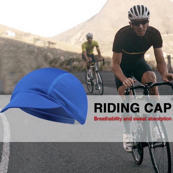

cycling caps & masks riding cap solid color mesh outdoor sun protection summer elastic hat biking portableÂ dustproof part, Black