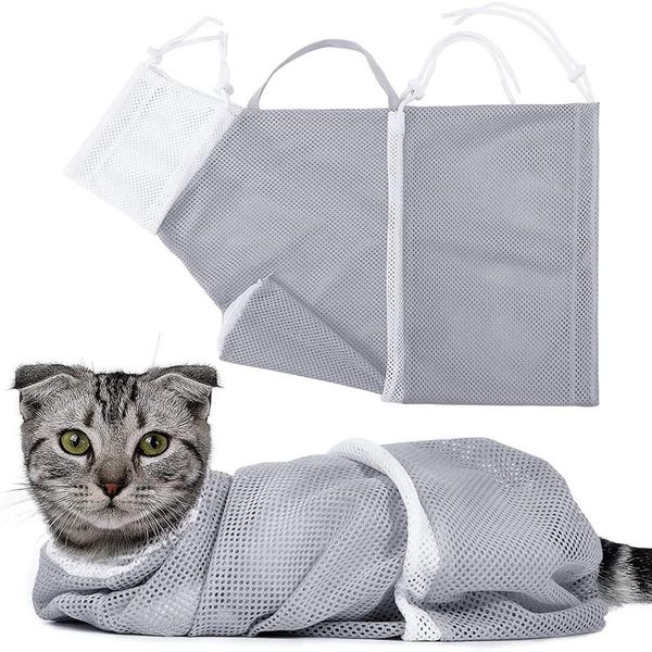 

cat carriers,crates & houses washing pet grooming nail clipping bathing adjustable bags cut anti-grab fixed bag function bath