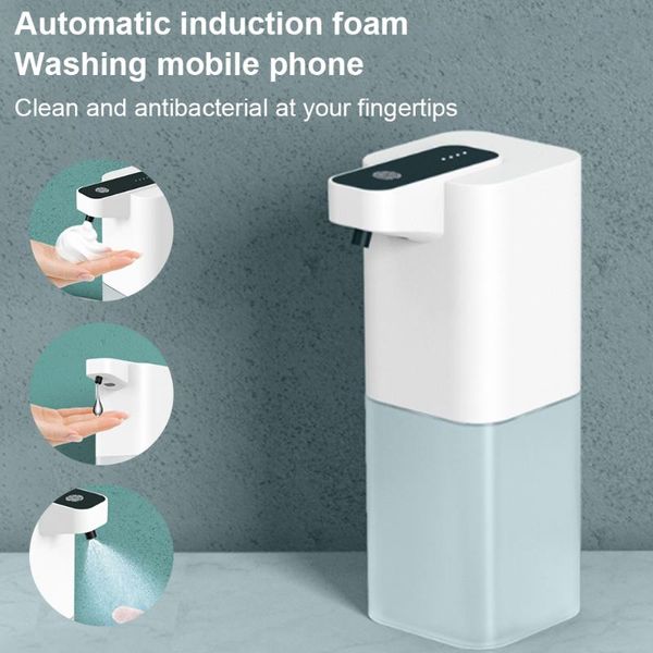 

liquid soap dispenser automatic usb rechargeable foaming touchless hand portable foam for bathroom kitchen