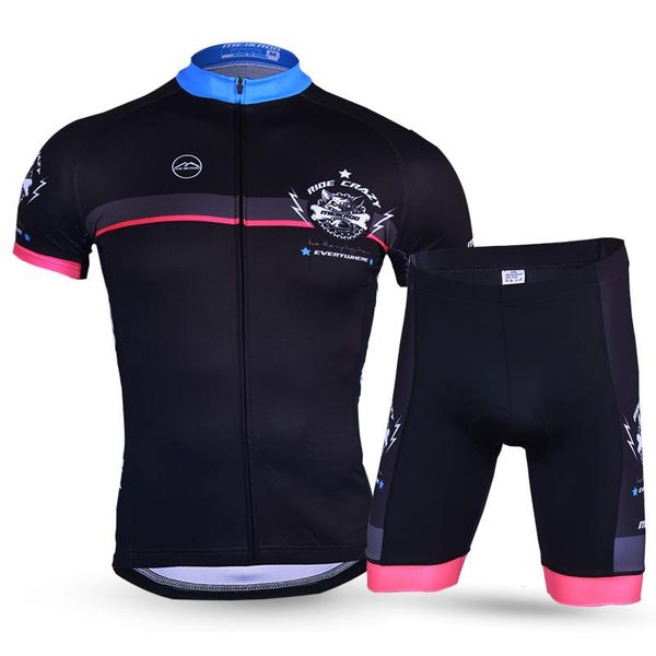 

racing sets arrival summer breathable ropa ciclismo for men short sleeve black jersey quick-dry mtb bike/bicycle dress cycling, Black;blue
