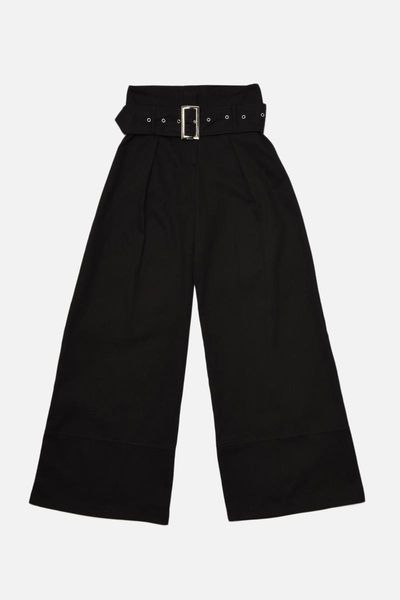 

women's pants & capris trendyol kemerli twoaw22pl0415, Black;white