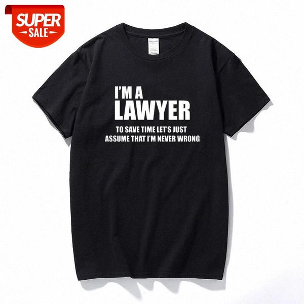 

I Am A Lawyer T Shirt Gift For Lawyer Funny Profession T-Shirt Premium Cotton Short Sleeve T-shirt Camisetas Hombre Clothing #Rx8N, White;black