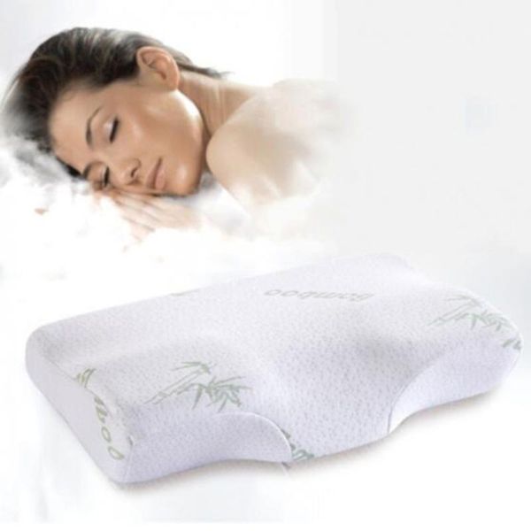 

pillow memory foam for sleep cervical pillows butterfly shaped relax the spine slow rebound