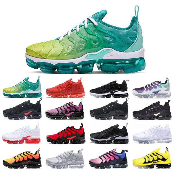 

tn plus running shoes man woman triple white sunset lemon lime red black red shark tooth aurora green blue fury cool grey hyper violet bumbl
