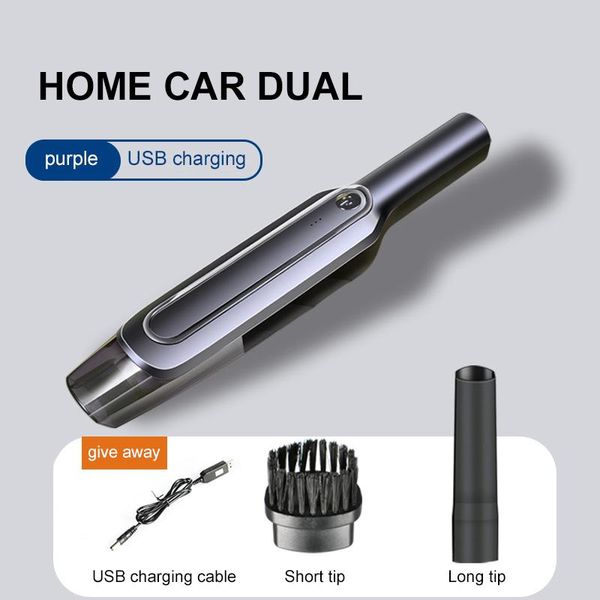 

handheld cordless vacuum cleaner portable with dust collector 6000pa strong suction 4000mah dry/wet cleaner for home car