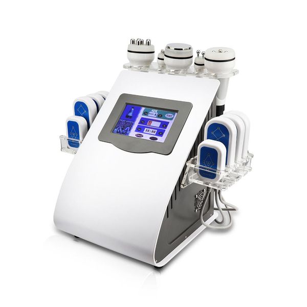 Nova máquina de emagrecimento da terapia da clínica do spa com 8 almofadas Slim Lipoaspiração Laser Cellulite Redução de face
