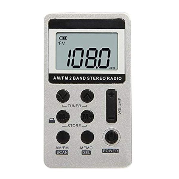 

mini portable radio handheld digital am fm usb tf mp3 player speaker rechargeable
