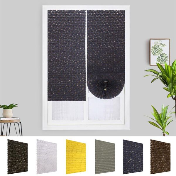 

curtain & drapes self-adhesive pleated blinds blackout window curtains for kitchen bathroom balcony shades qjs shop