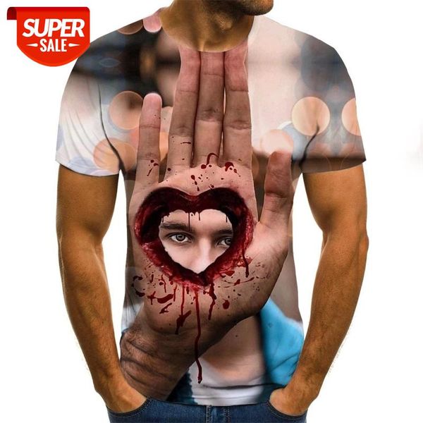 

horror cute mighty domineering super handsome t-shirt 2020 new tee 3d t-shirt #uw3z, White;black