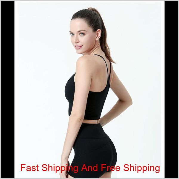 

beautiful back yoga vest women wear thin shoulder straps sports underwear fitness clothes shockproof gathe qylnaz pets2010, White;red