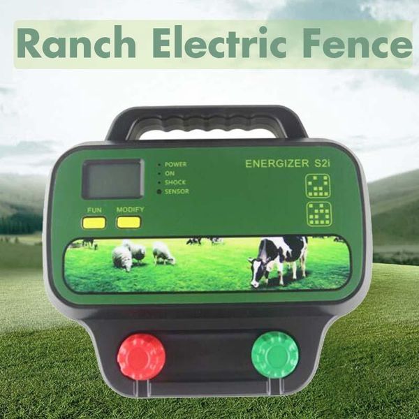 

fencing, trellis & gates ranch electric fence wireless remote control livestock electronic energiser charger for horses sheep cattle