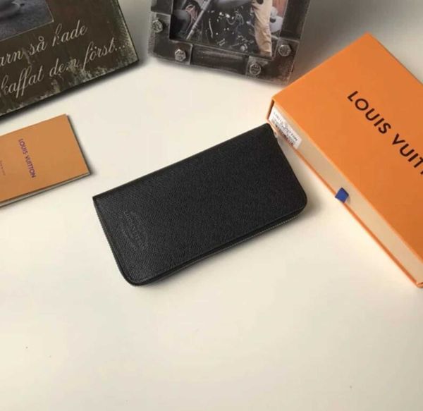 

card brand designer chain luxury m30317 key cross pattern wallet wallet men's wallets bag short pouches wallet leather holders long, Black;red