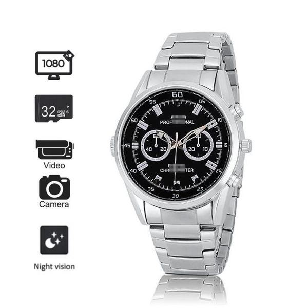 

mini cameras 1080p hd wearable waterproof camera men's watch night vision sports dv portable surveillance