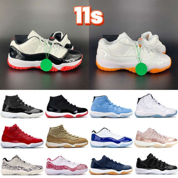

2021 11 11s mens basketball shoes 25th anniversary low legend white bred concord pantone cap and gown heiress black women sneakers men