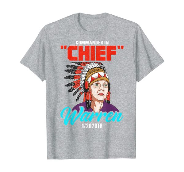 

anti elizabeth warren tshirt pocahontas chief shirt, White;black