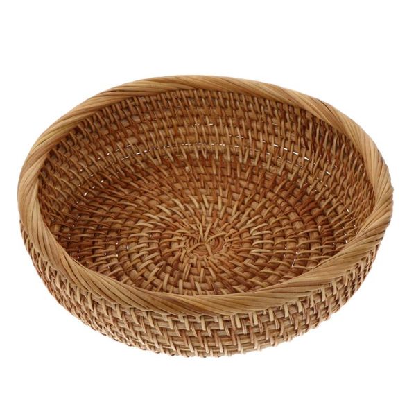

storage baskets 1pc home kitchen basket fruit rattan bread