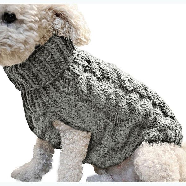 

dog apparel clothes for large small dogs jacket cat clothing pet sweater coat chihuahua knitted pure shirt vest costume