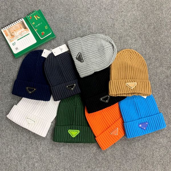

2021 fashion embroidery skull caps spring winter designer hip hop casual beanie hat gorros men woman knitted hats outdoor warm beanies cap, Blue;gray
